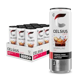 CELSIUS Sparkling Cola. Functional Essential Energy Drink 12 Fl Oz (Pack of 12)