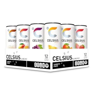 CELSIUS Assorted Flavors Official Variety Pack. Functional Essential Energy Drinks. 12 Fl Oz (Pack of 12)